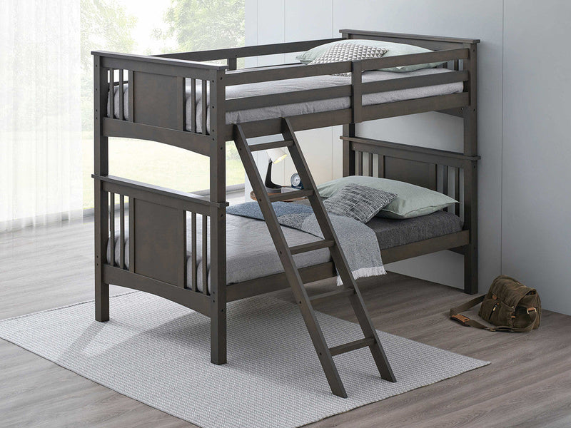 Spring Creek Stain Gray Twin/Twin Bunk Bed