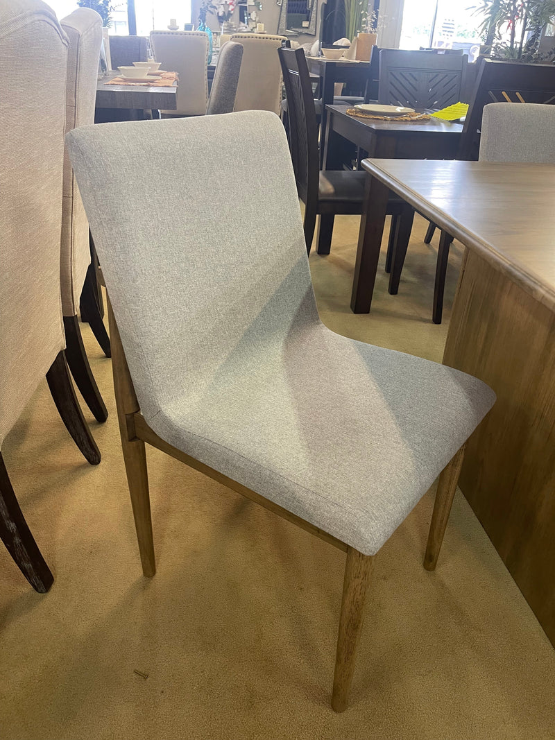 St Gallen Natural Tone & Light Gray Dining Chair (Set of 2)