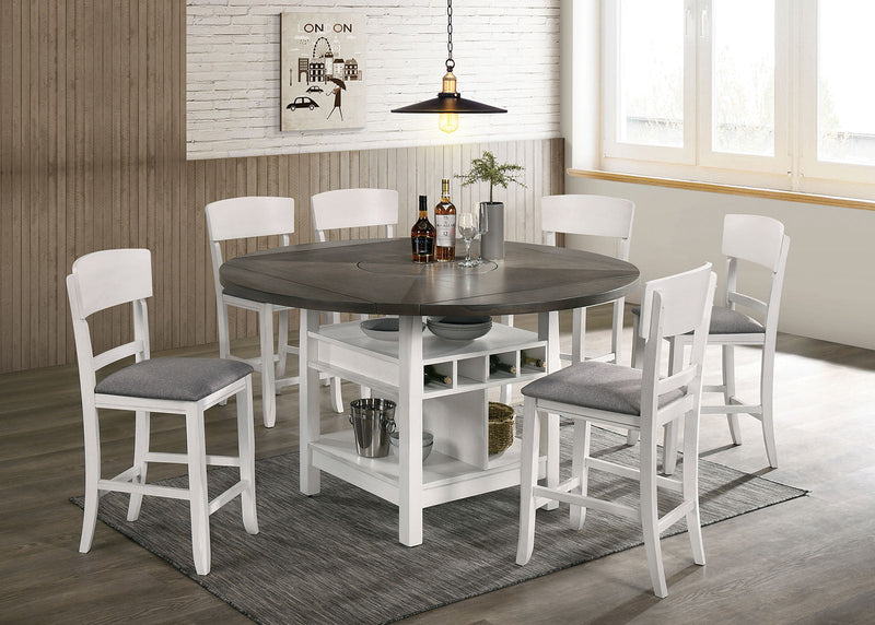Stacie White/Gray 5 PC. Dining Room Set