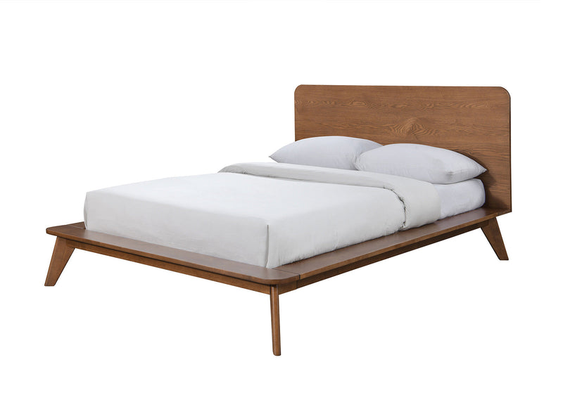 Stathelle Walnut 4 Pc. Queen Bedroom Set