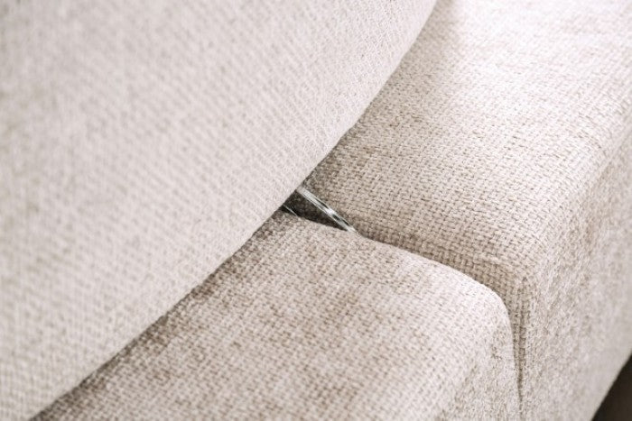 Stavanger Light Brown Curved 3-Seater