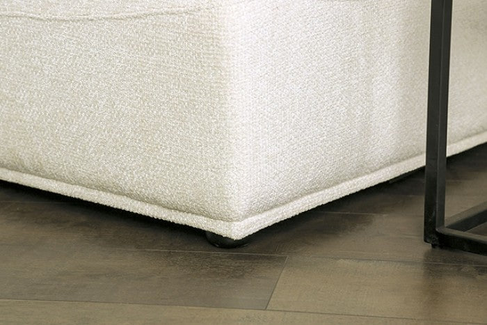 Stavanger White  Curved 3-Seater