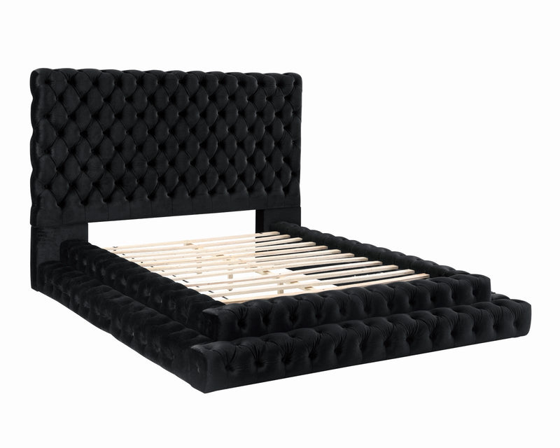 Stefania Black 4 Pc. Queen Bedroom Set