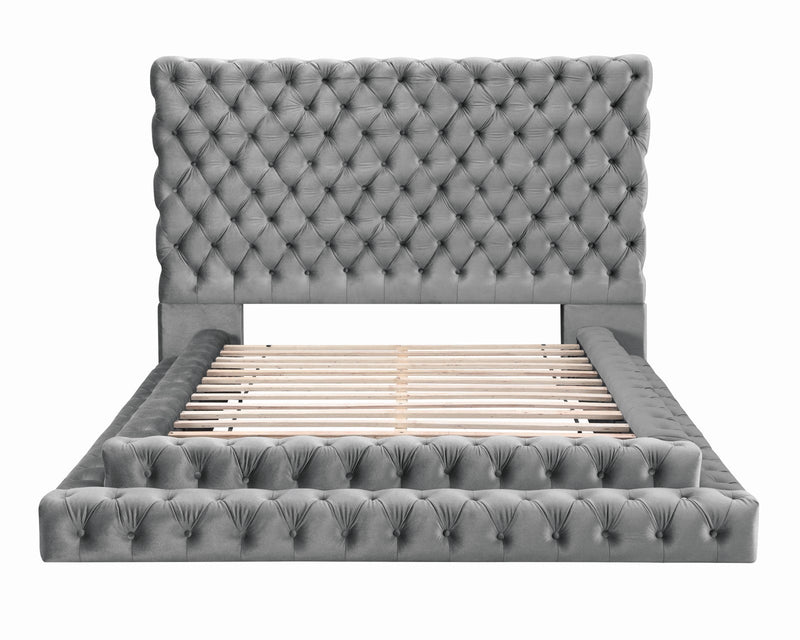 Stefania Gray 4 Pc. Queen Bedroom Set