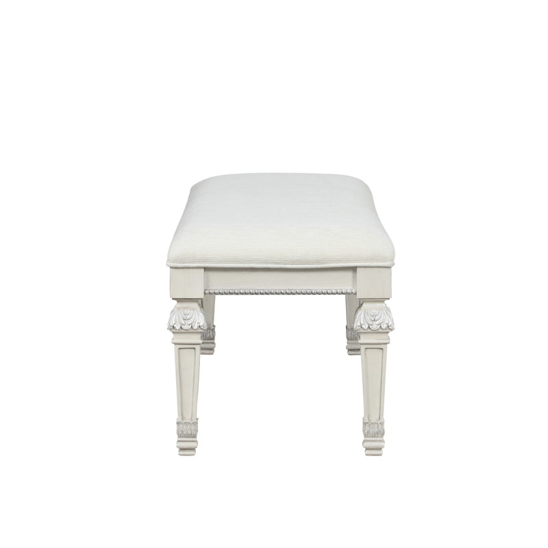 Stella Mia Creamy White Bedroom Bench