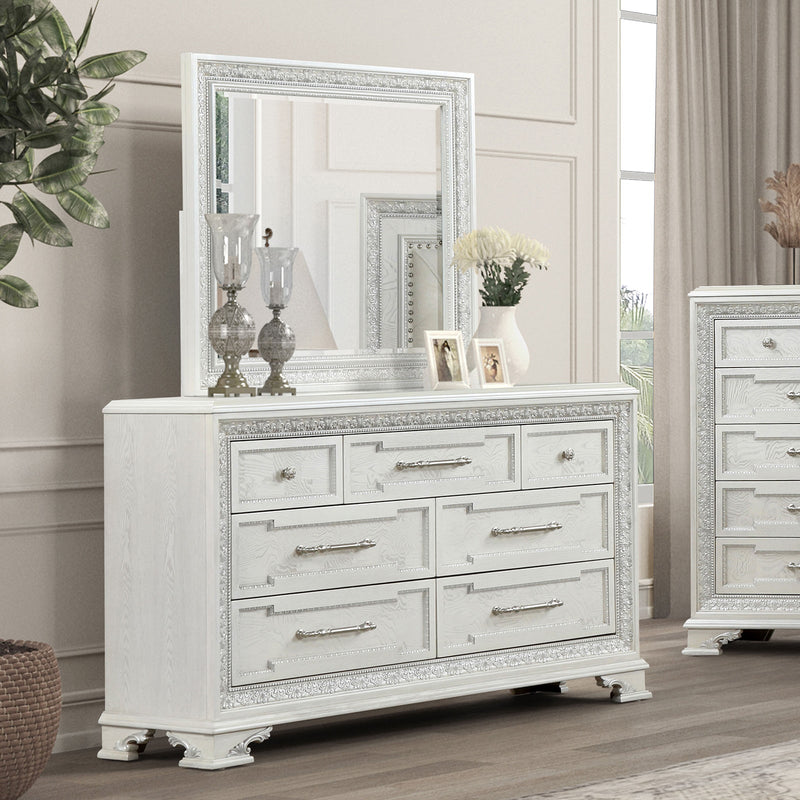Stella Mia Creamy White Mirror