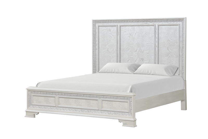 Stella Mia Creamy White Queen Bed