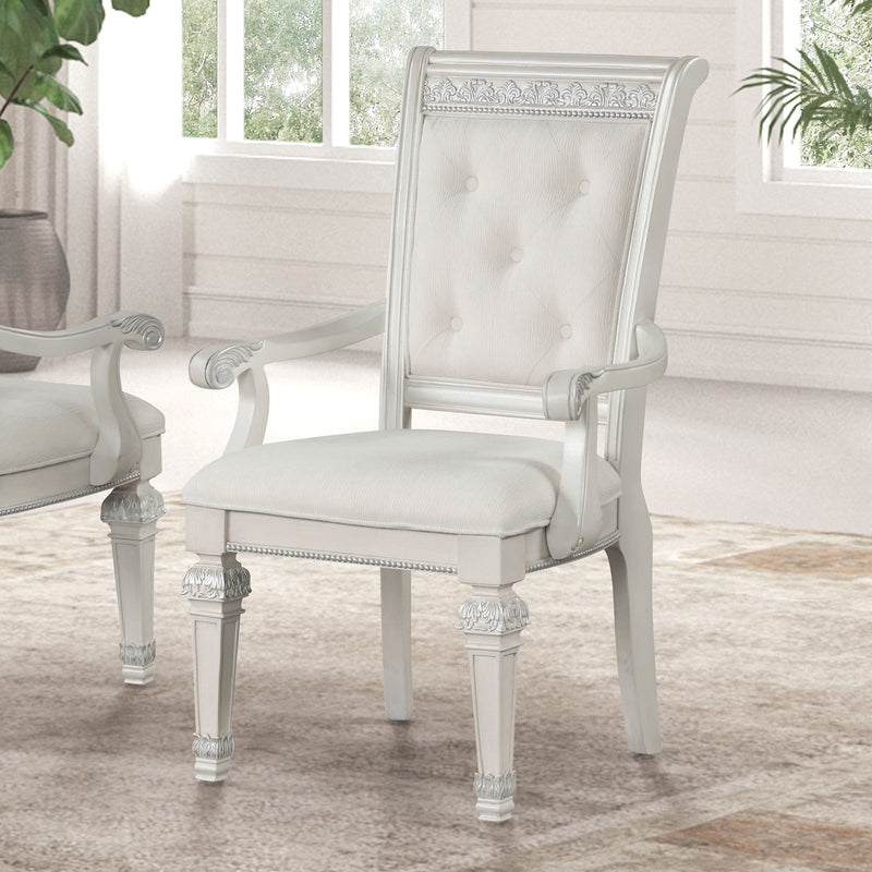 Stella Mia Ivory 9 Piece Dining Set