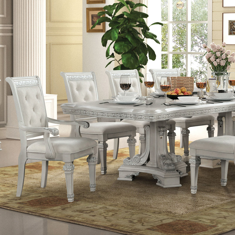 Stella Mia Ivory 9 Piece Dining Set