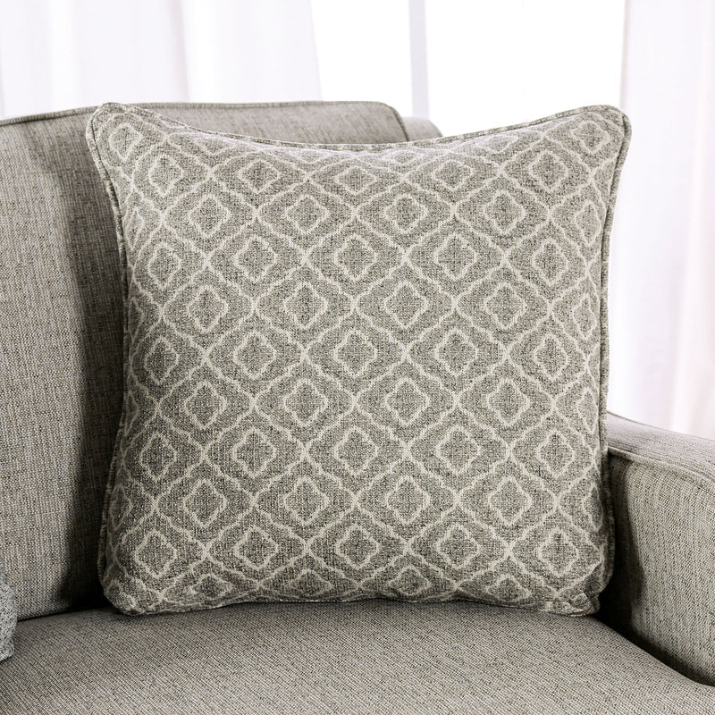 Stephney Gray/Gold Sofa & Loveseat