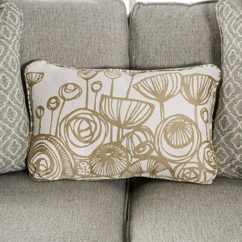 Stephney Gray/Gold Sofa