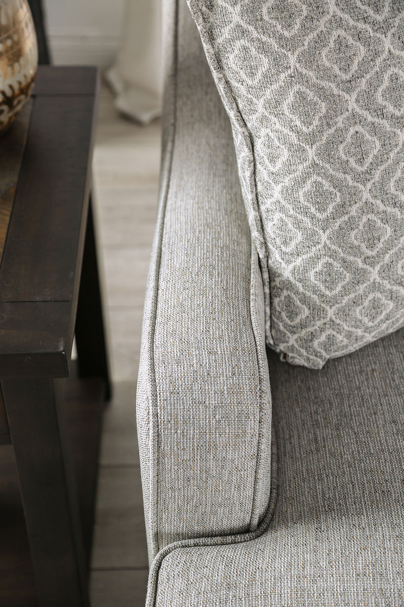 Stephney Gray/Gold Sofa