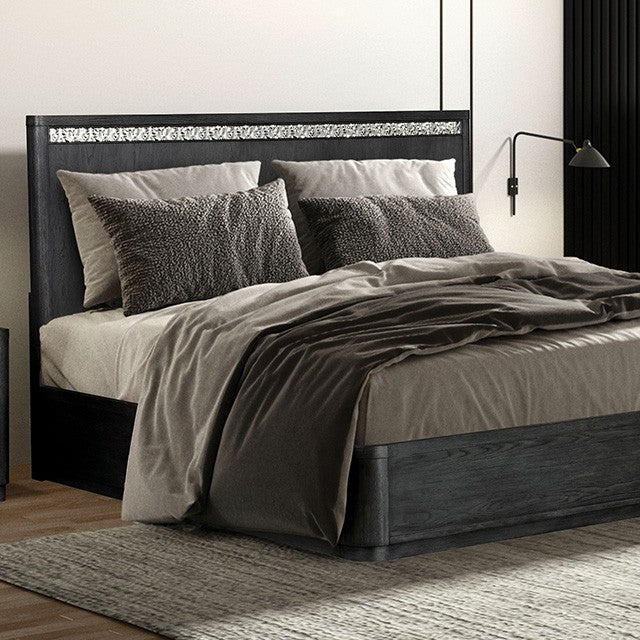 Sterling West Ash Gray Queen 4 Piece Bedroom Set