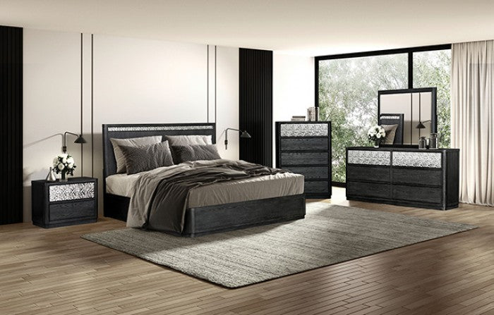 Sterling West Ash Gray Queen Bed