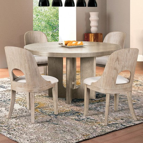 Sterling West White Oak 5 Piece Dining Set
