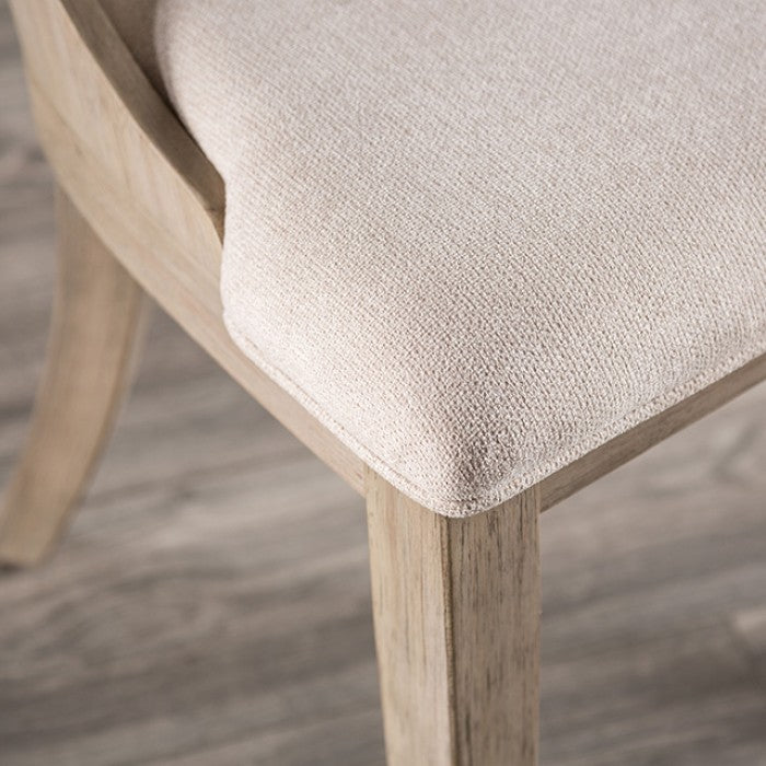 Sterling WestWhite Oak/Beige Side Chair