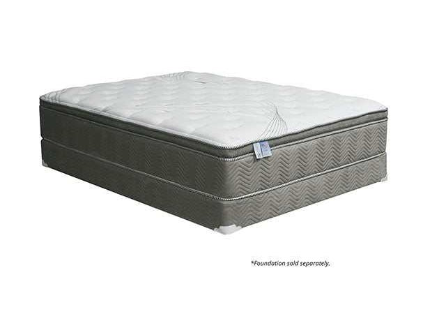 Stormin White/Gray 13" Euro Pillow Top California King Mattress