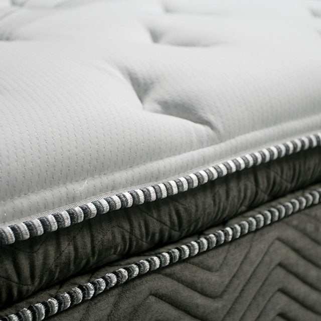 Stormin White/Gray 13" Euro Pillow Top California King Mattress