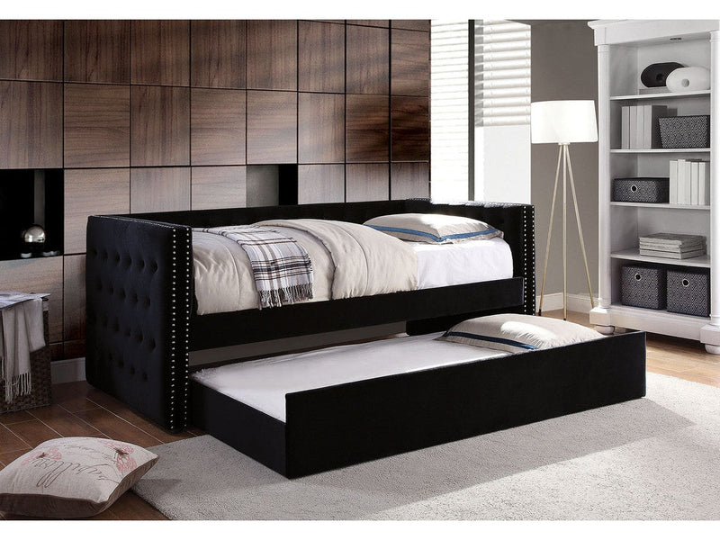 Susanna Black Daybed w/ Trundle