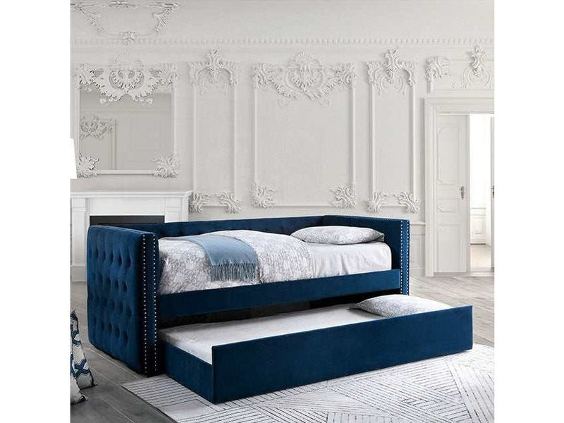 Susanna Navy Daybed w/ Trundle
