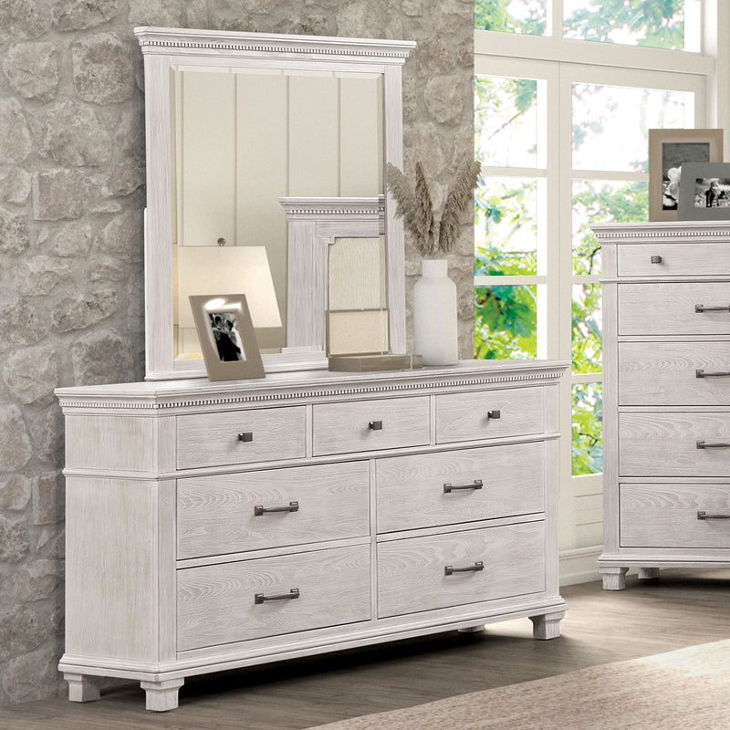 Swanley Weathered Gray Queen 5 Piece Bedroom Set w/2 Nightstands
