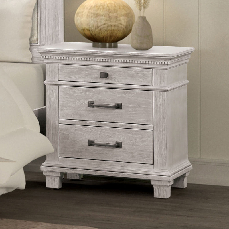 Swanley Weathered Gray Queen 5 Piece Bedroom Set w/2 Nightstands