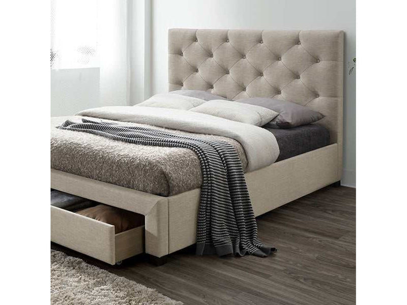 Sybella Beige Queen Bed