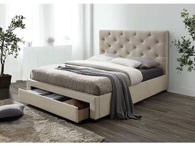 Sybella Beige Queen Bed
