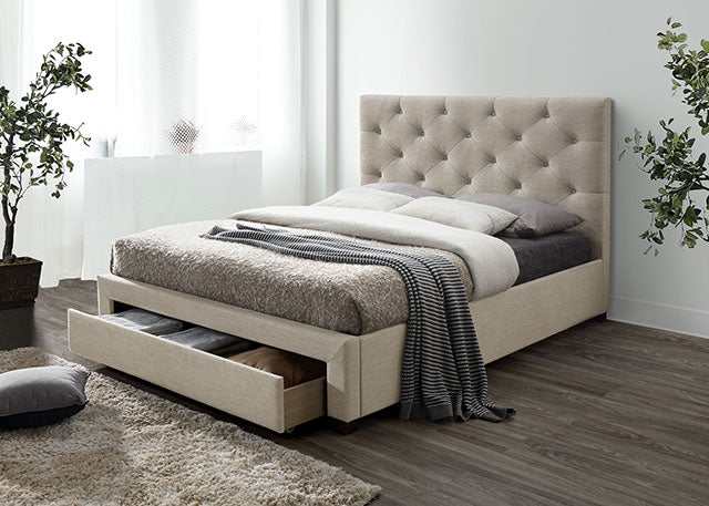 Sybella Beige Twin Bed