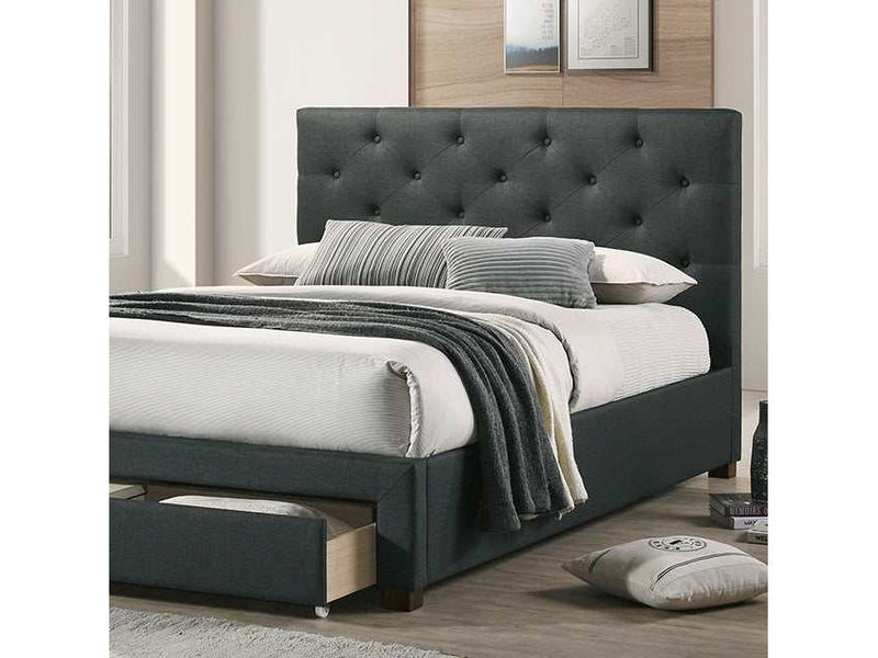 Sybella Dark Gray Queen Bed