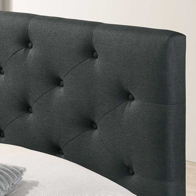 Sybella Dark Gray Queen Bed