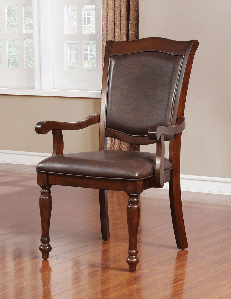 Sylvana Brown Cherry/Espresso 7 Pc. Dining Room Set