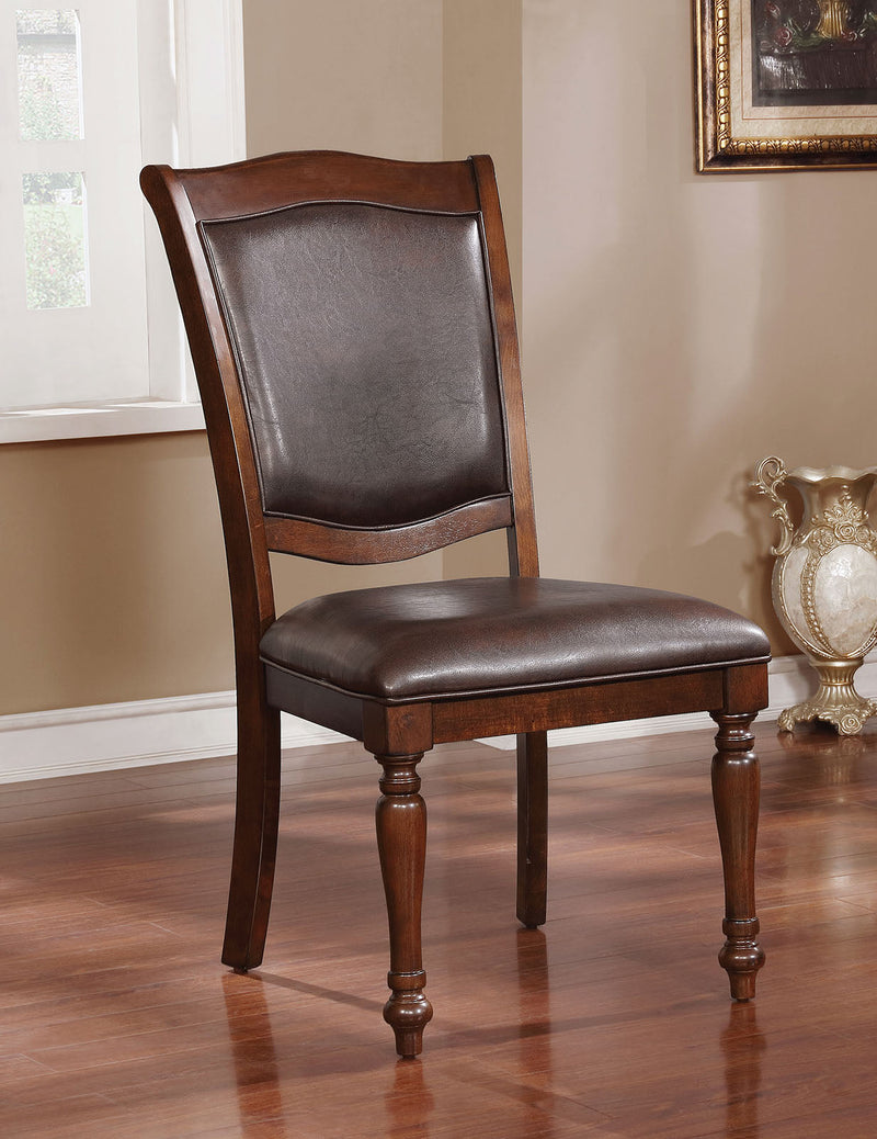 Sylvana Brown Cherry/Espresso 7 Pc. Dining Room Set