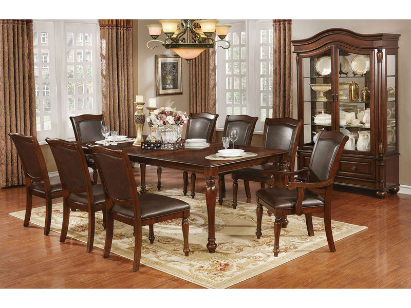 Sylvana Brown Cherry/Espresso 7 Pc. Dining Room Set