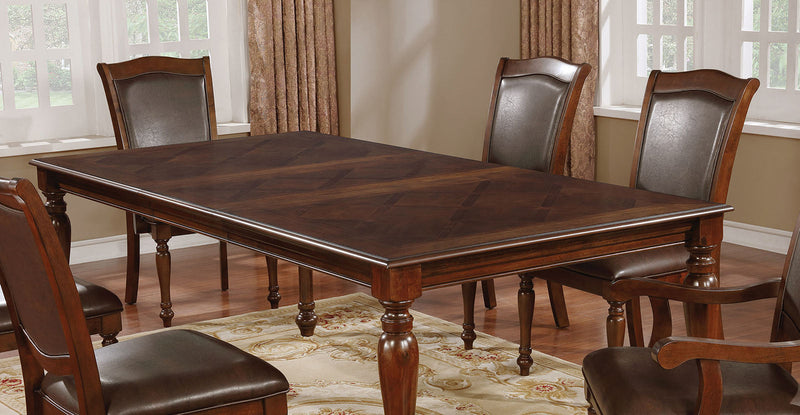 Sylvana Brown Cherry/Espresso 7 Pc. Dining Room Set