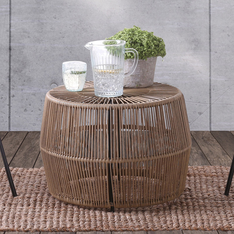 Syna Natural/Gray 3 Pc. Patio Conversation Set