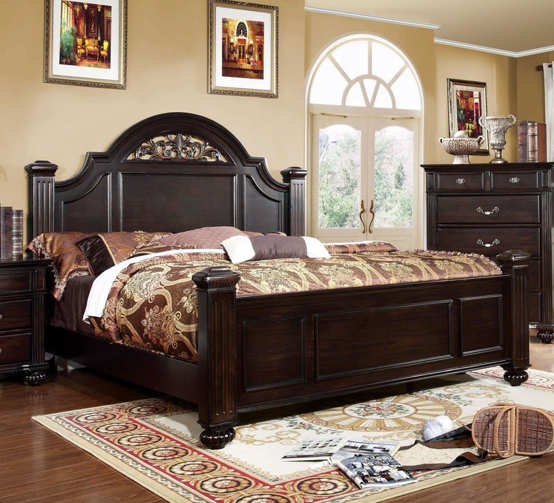 Syracuse Dark Walnut 4 Pc. Queen Bedroom Set