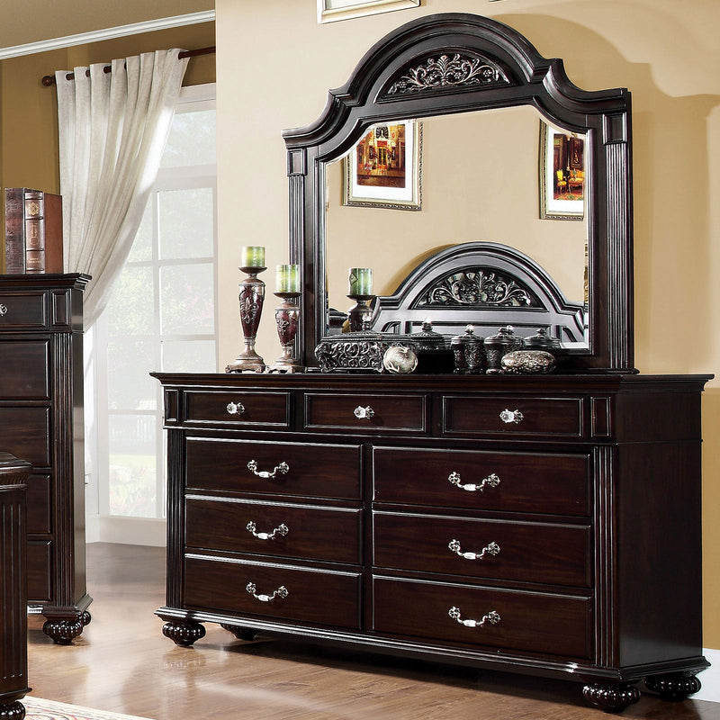Syracuse Dark Walnut 5 Pc. Queen Bedroom Set w/ Chest