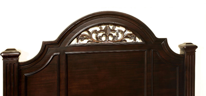 Syracuse Dark Walnut 5 Pc. Queen Bedroom Set w/ Chest