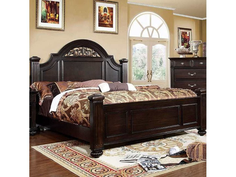Syracuse Dark Walnut Eastern King Bed