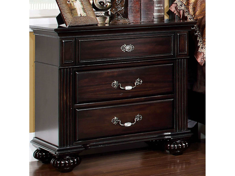 Syracuse Dark Walnut Nightstand