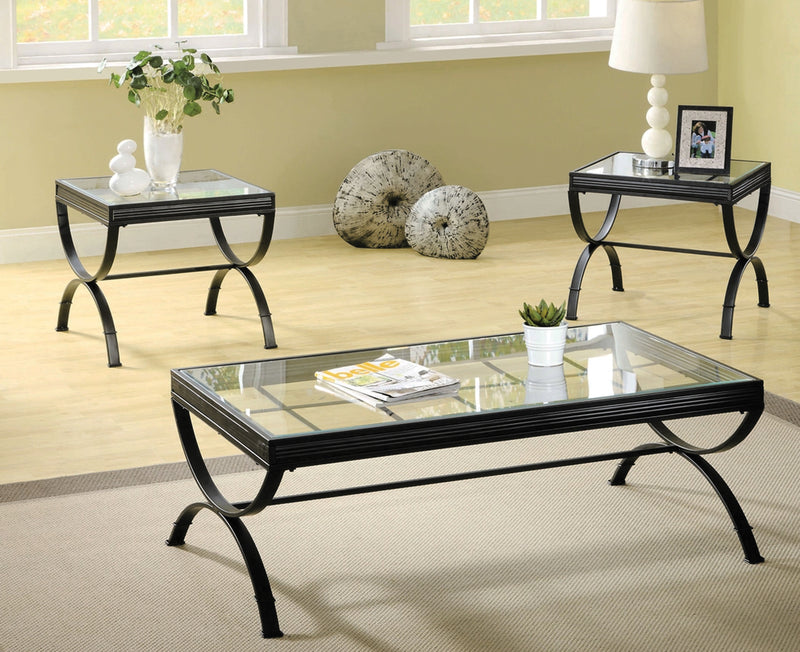 Lleva Charcoal Metal Coffee Table