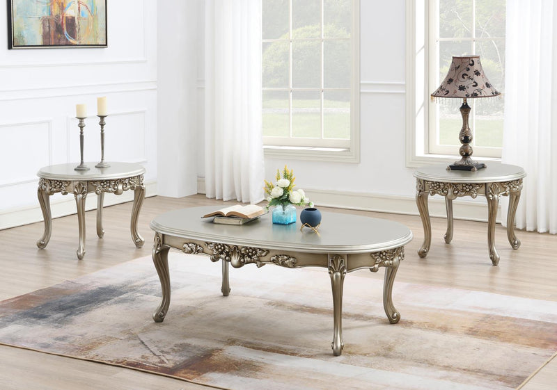 Quincy Champagne Chair Living Room Collection