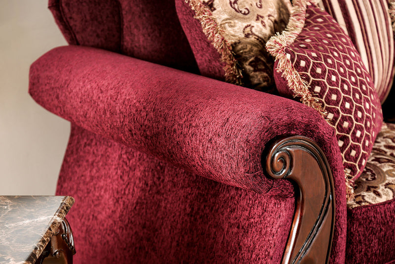 Tabitha Wine/Gold Chair