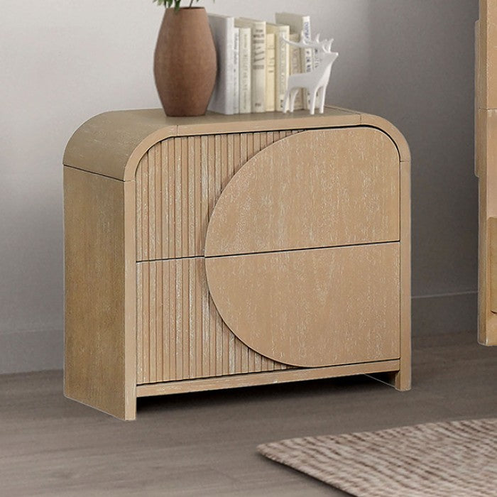 Tangentry Natural Queen 4 Piece Bedroom Set