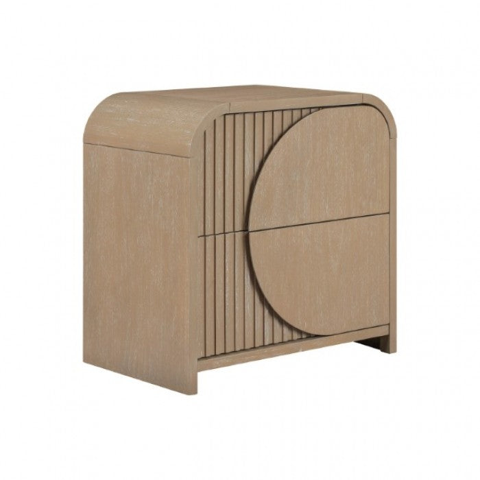 Tangentry Natural Queen 5 Piece Bedroom Set w/2 Nightstands