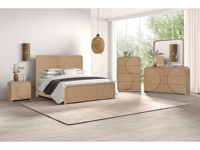 Tangentry Natural Queen 5 Piece Bedroom Set w/Chest