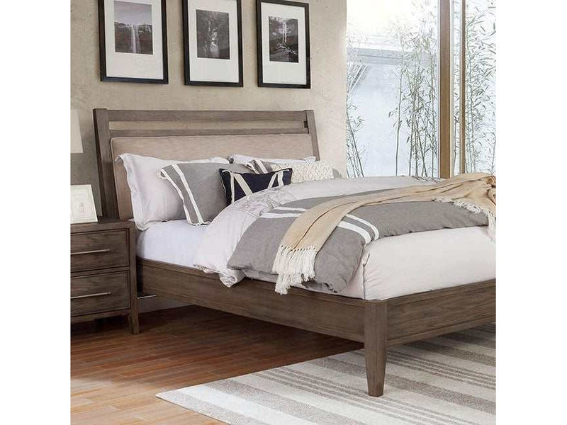 Tawana Warm Gray/Beige Eastern King Bed