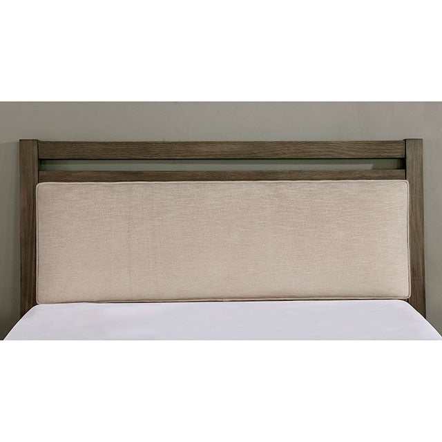 Tawana Warm Gray/Beige Queen Bed