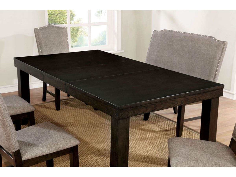 Teagan Dark Walnut/Gray Dining Table